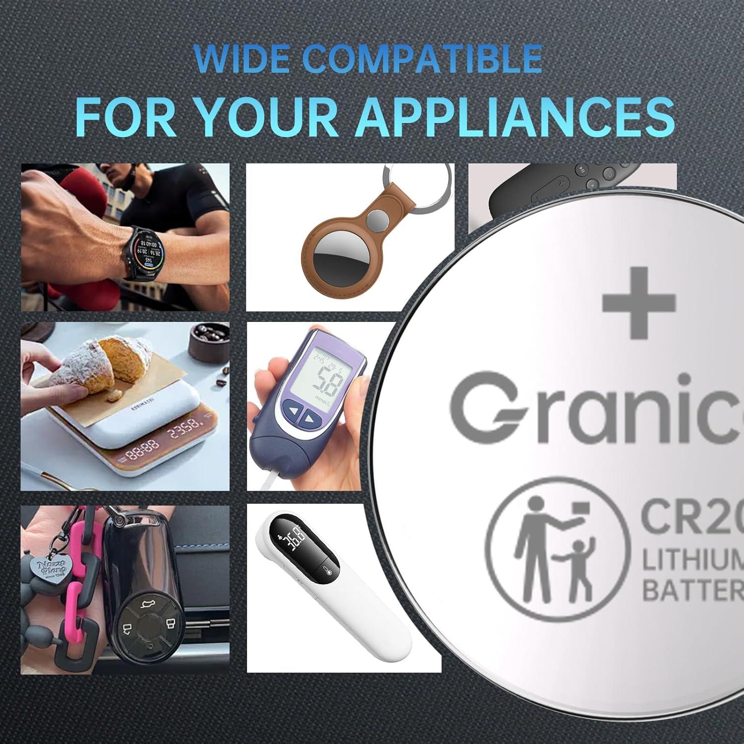 Best Coin Cell Battery – Granicell CR2450 20 Pack Long Lasting Review