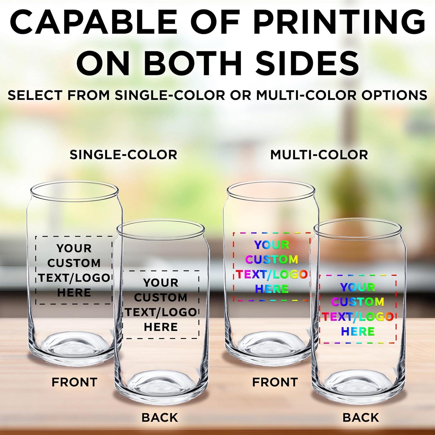 Best Glassware for Parties – Custom Beer Can Glasses Set of 10, 16 oz Review